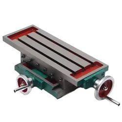 Precision Cross Slide Heavy-Duty Drilling And Milling Workbench 450x170MM Multi-Function Guide Rail Hand-Operated Small Platform