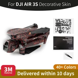 For DJI air 3s SKin DJI Air 3s Camera Decorative Stickers Anti-scratch Camera protective film More Colors