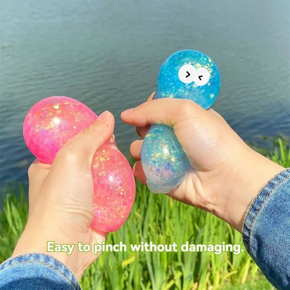 New Colorful Simulated Tofu Squeeze Squishy Ice Cube Maltose Squeeze Block TPR Slow Rebound Decompression