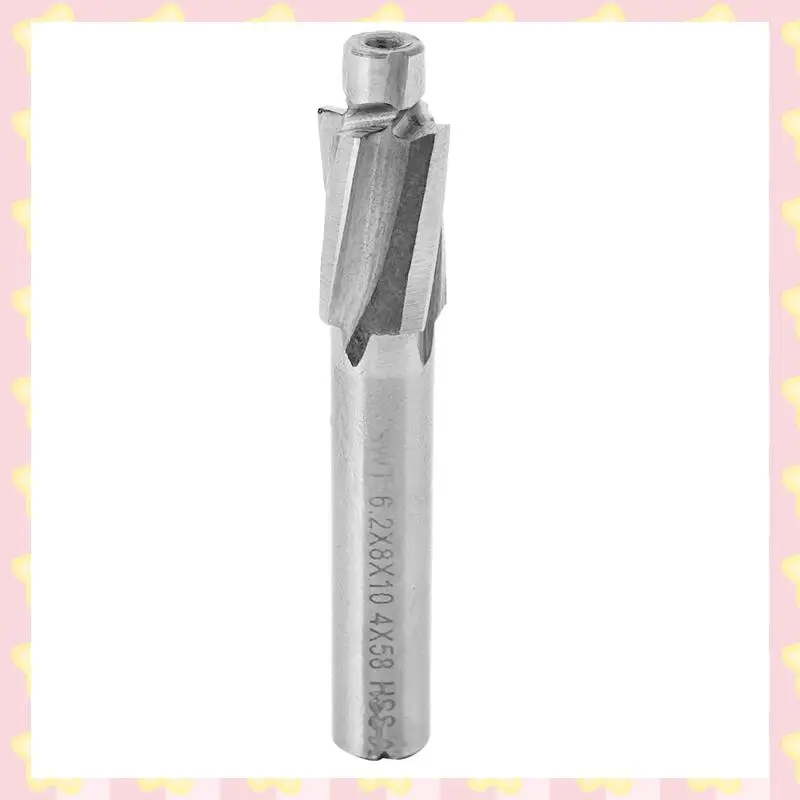 

AB51 14Pcs M3-M12 Counterbore Milling Cutter High Speed Steel Pilot Slotting Tool End Mill Slot Drill Bit Set