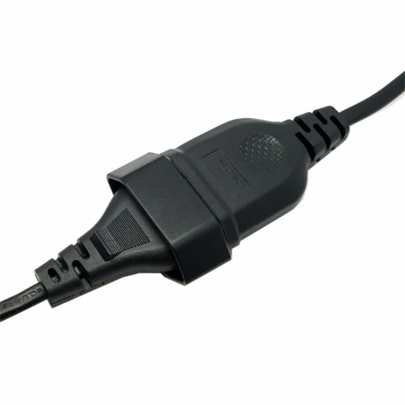 0.5m 1m 2m European EU 2 Prong VDE Male to Female Power Extension Cord Cable for PC Computer PDU UPS