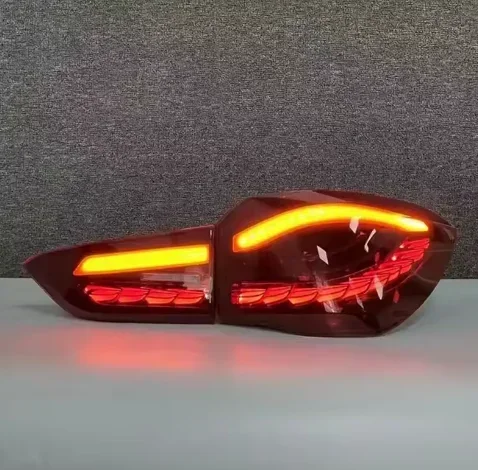 SJC luces traseras automáticas para BMW X1 F48 F49 2016-2021 lámpara trasera multifunción con señal de giro LED iluminación trasera luz trasera modificada