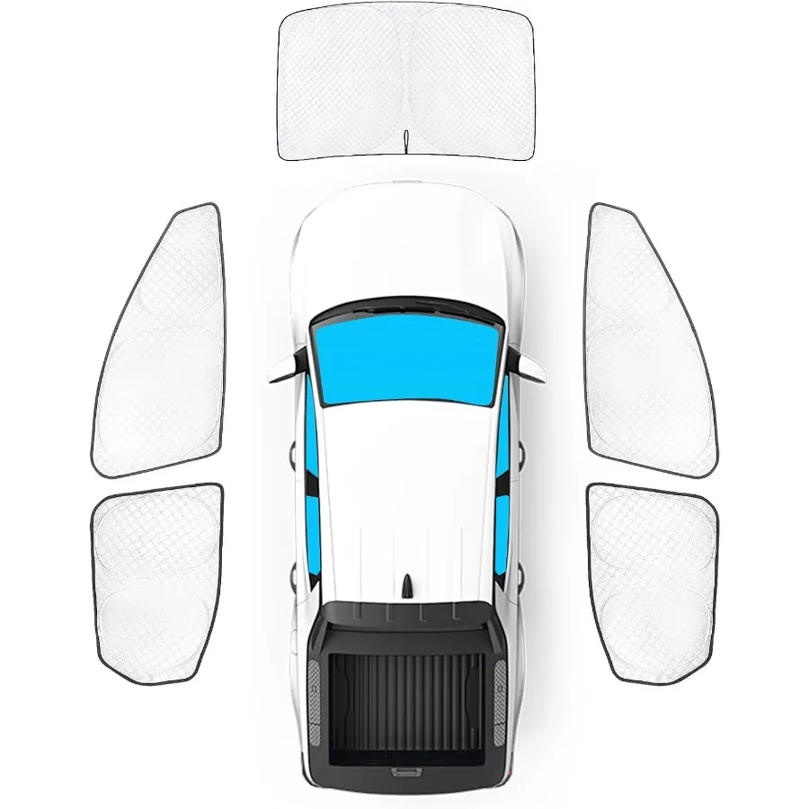 

5 шт. утолщенные автомобильные солнцезащитные козырьки для Santa Cruz 20222025, аксессуары, солнцезащитный козырек, полные автомобильные оконные чехлы, солнцезащитный козырек для лобового стекла, боковой