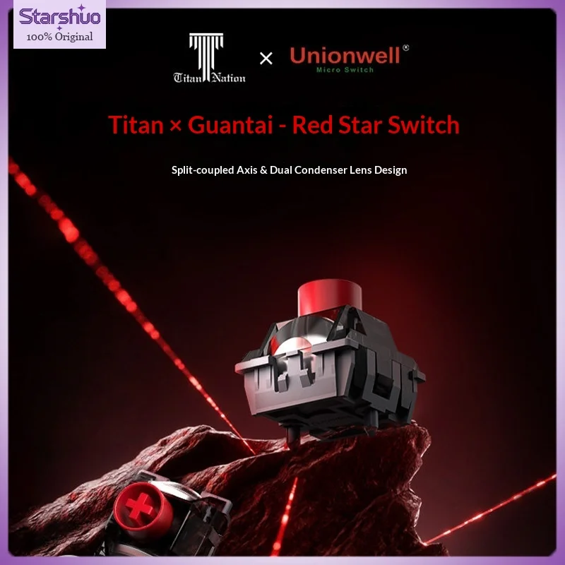 20206 new Titan Nation Red Star Switch Magnetic switch keyboard switches for wooting 60HE / MCHOSE ACE68 / MADE68