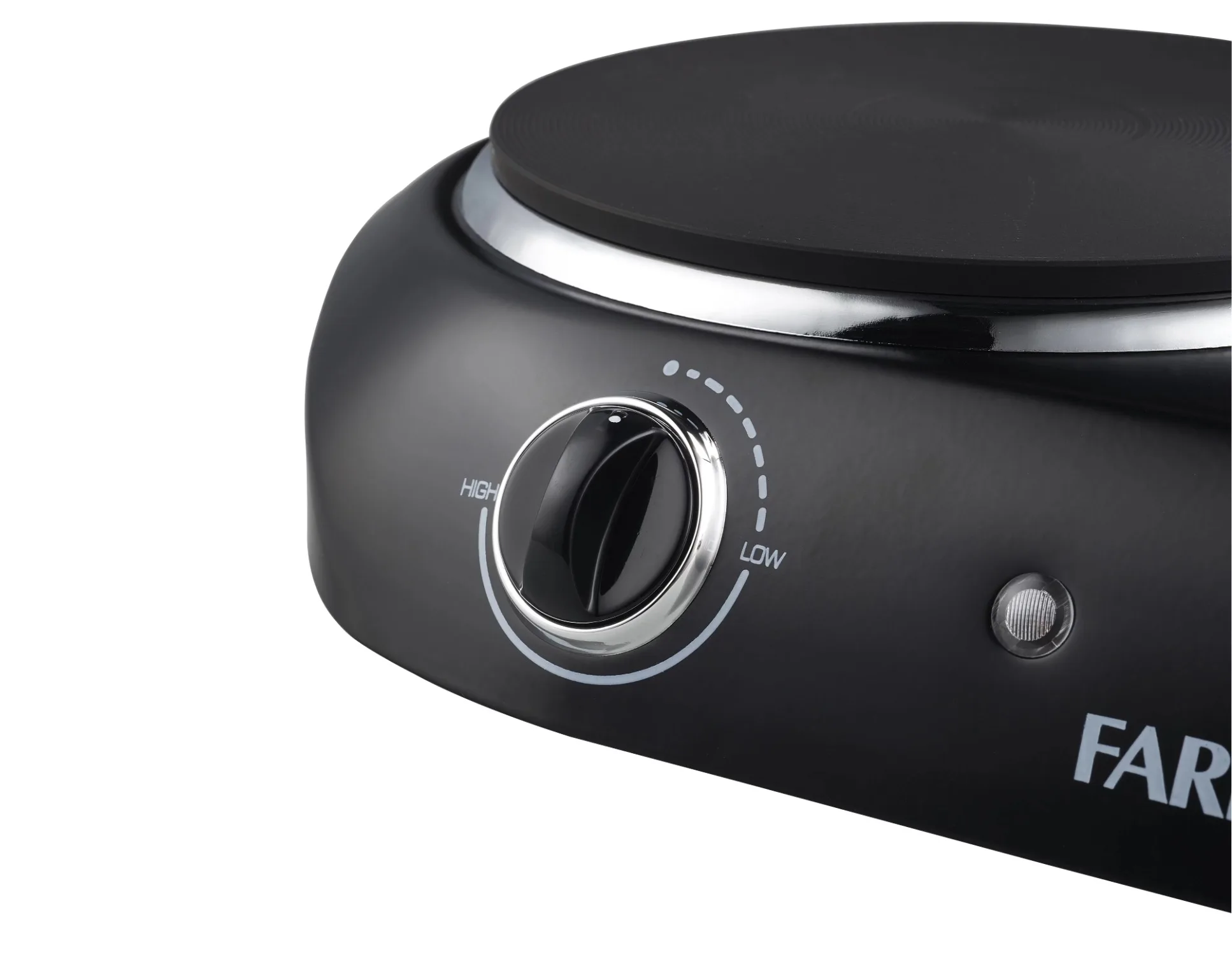 موقد كهربائي أسود مزدوج الموقد ، الملوك 1800 واط