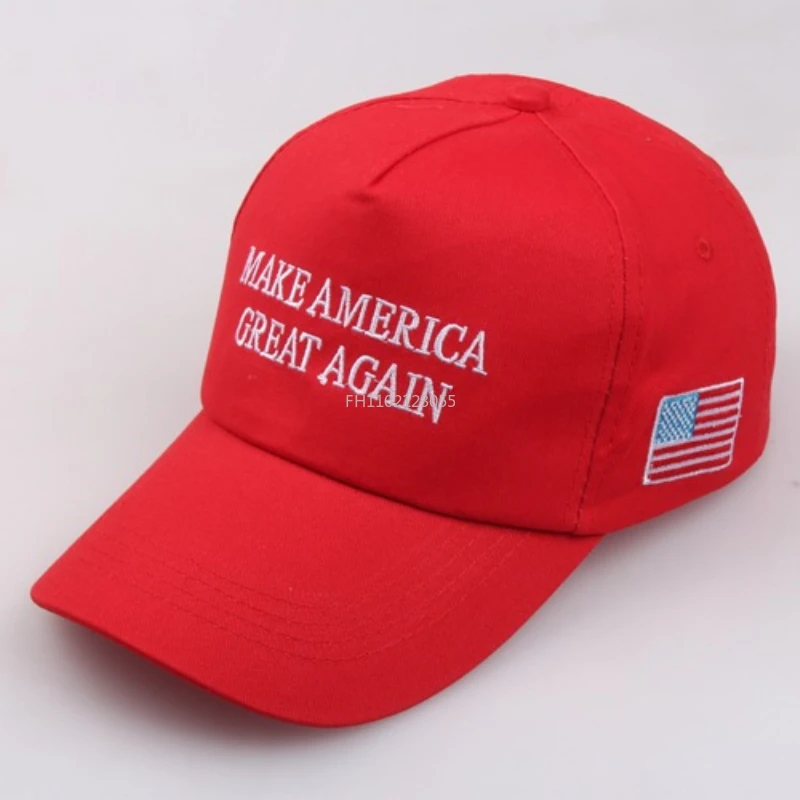 Donald Trump Merchandise MAGA American Trucker Hat Make America Great Again Slogan USA Flag Baseball Cap