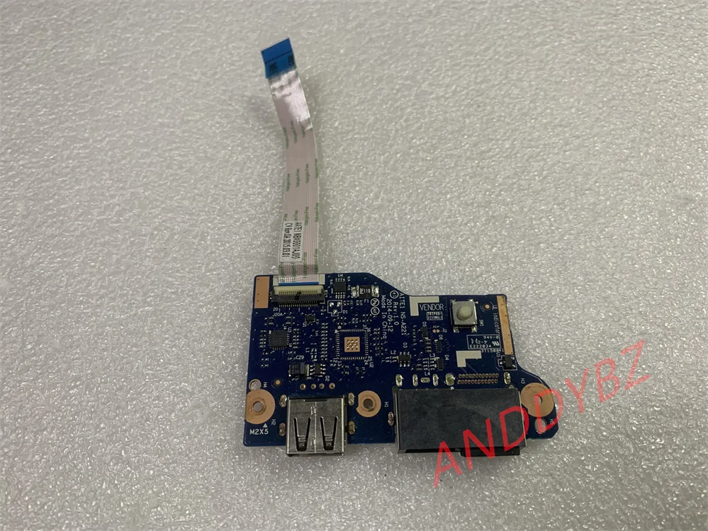 Original high quality Ns-a221 00ht632 USB Power DC Jack Board FOR Lenovo IBM ThinkPad e550 e555 Works perfectly