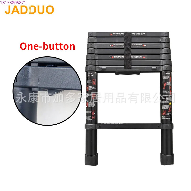 Telescopic tent ladder Load-bearing 150 kg Straight ladder 2 meters 2.3 meters 2.6