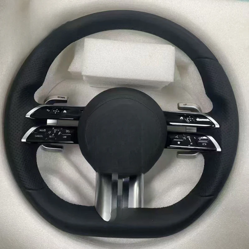 For Mercedes-Benz Dragonfly AMG style steering wheel assembly, leather steering wheel, carbon fiber steering wheel modi