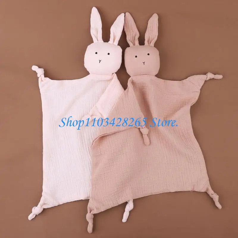 Baby Speeksel Handdoek Zacht Pasgeboren Baby Kalmeren Sussen Handdoek Baby Schattige Bunny Slapen Poppen Speelgoed Kinderen Gift