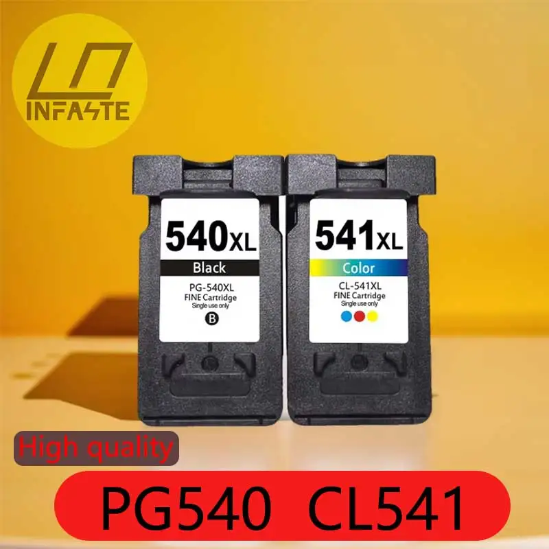 Infaste PG-540 CL-541 Ink Cartridge Compatible For Canon Pixma PG540 MG3250 MG3255 MG3550 MG4250 MG4100 MG4150 Printer