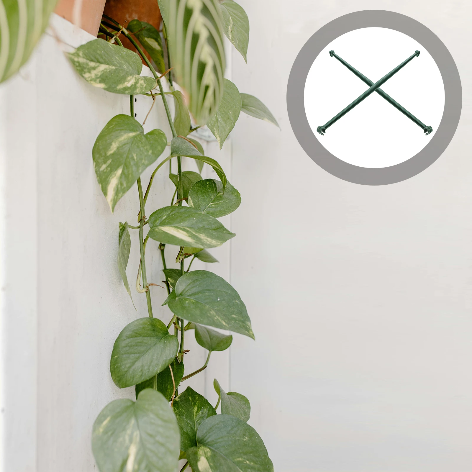 

20pcs Plastic Plant Stake Connectors Weather Resistant Garden Rod Connector For Tomato Support Frame Building Rod