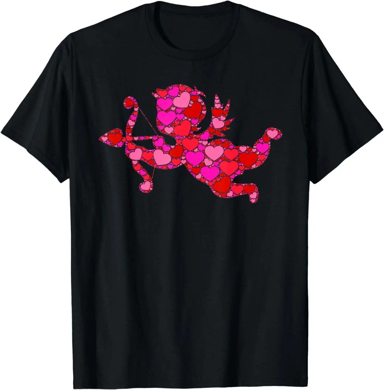 Pink Red Heart Valentines Day Gift For Women - Cupid T-Shirt