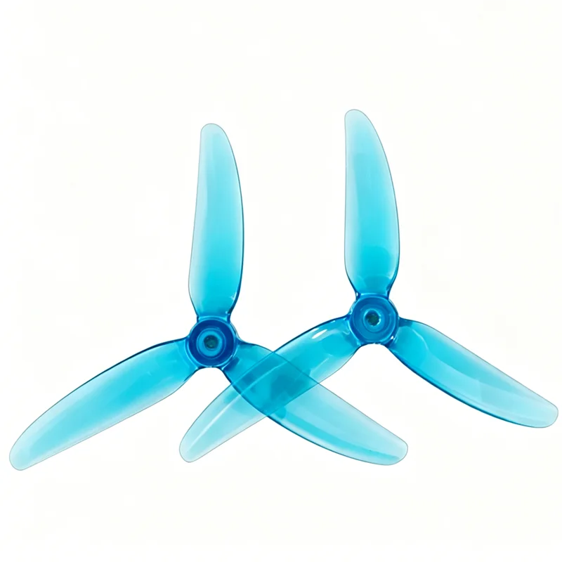 5X4.3X3V2S Freestyle Propellers By HQProp, 6Pairs Random Color, Durable 3-Blade for FPV Racing & Freestyle