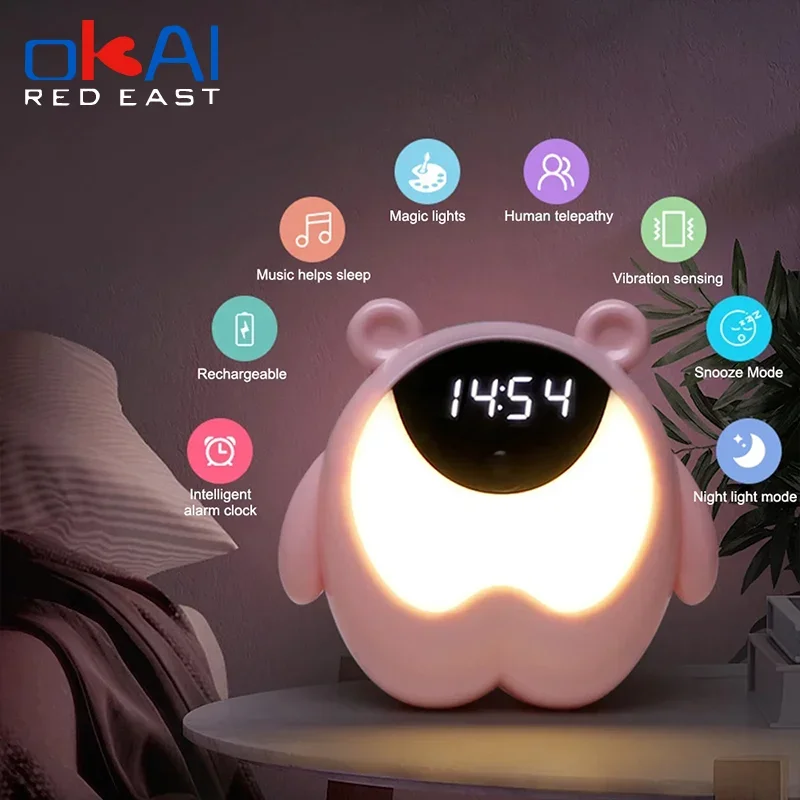 

LED Digital Alarm Clock Electronic Digital Alarm Screen Desktop Table Clocks for Home Office Backlight Snooze Calendar Clock