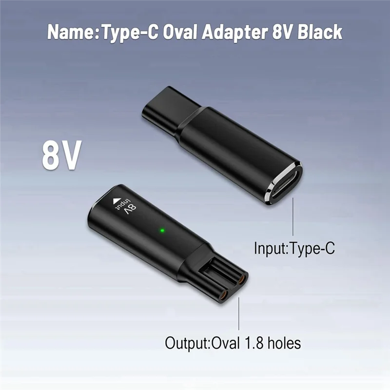 

B98A-8V HQ850 Type-C адаптер зарядного устройства для бритвы зарядный преобразователь для одного лезвия QP2530 QP2630 электрический триммер для бороды