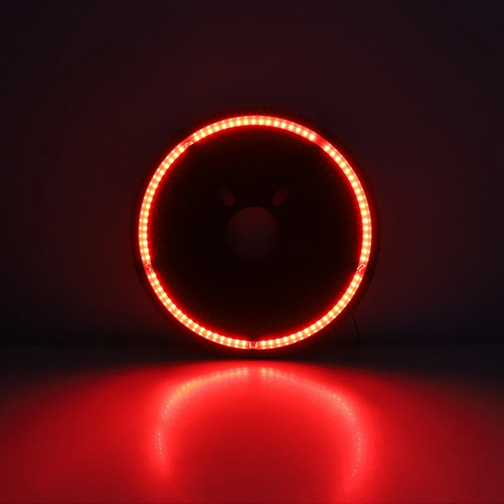 

For Jeep Wrangler JL JLU 2007-2017 Spare Tire Brake Light, Brake Light, Wheel Light,Red Ring Rear Brake Tail Light