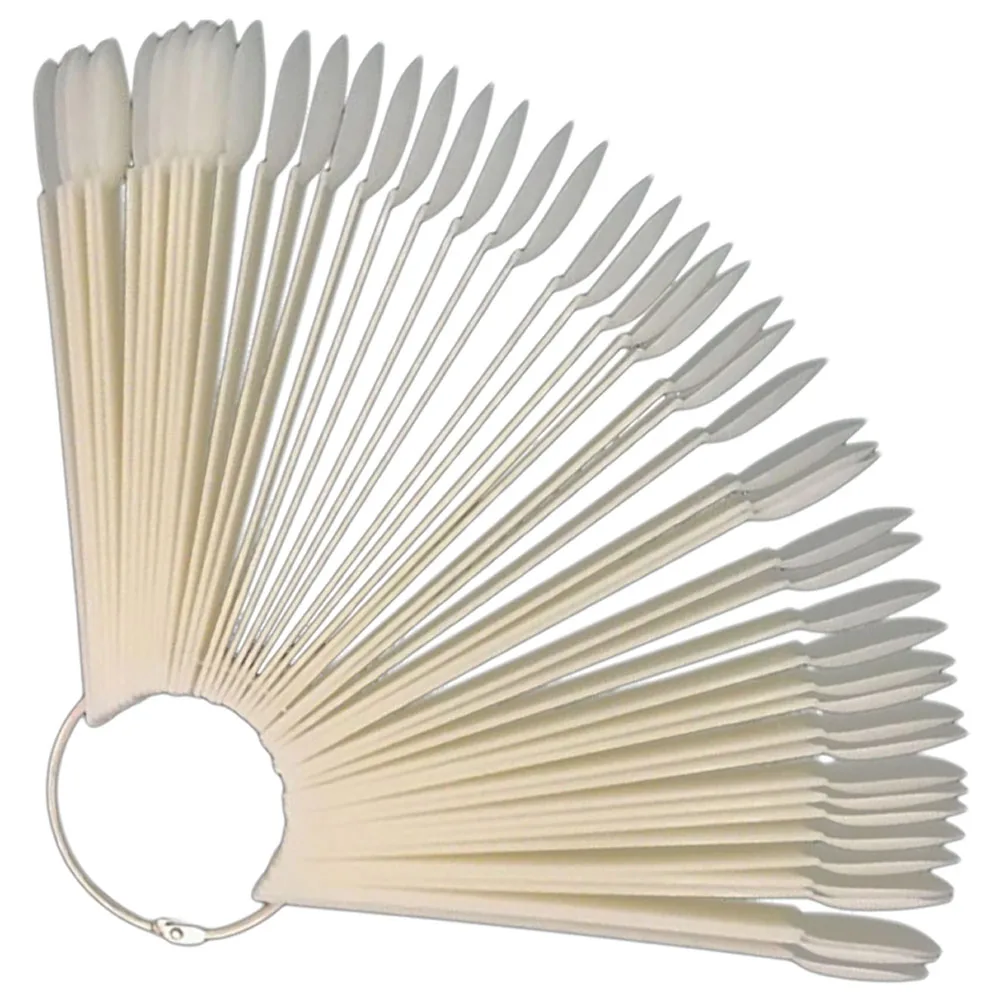 50 stuks Polish Display Sticks Gladde neptips voor oefenkunst Manicure Gereedschap Gel Nagelbenodigdheden Nagelmonster Organizer