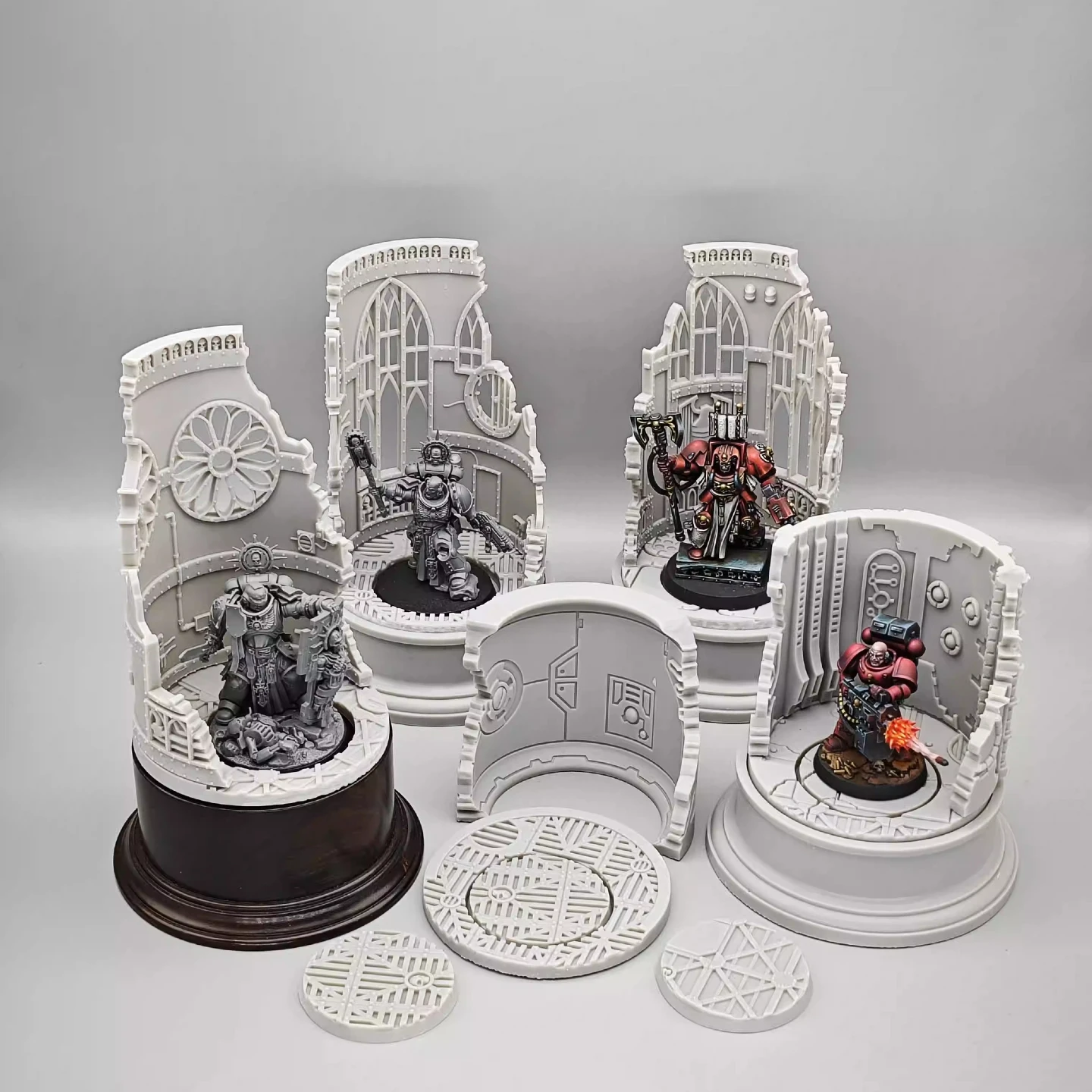 

Модель ZG. База миниатюрной модели с 3D-печатью, круглая, платформа моделирования