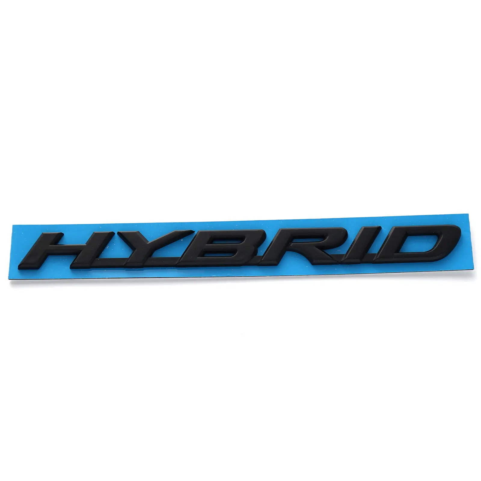 

3D Matte Black HYBRID Nameplate Emblem Car Body Fender Door Rear Trunk Lid Badge Car Sticker Gadget Accessories