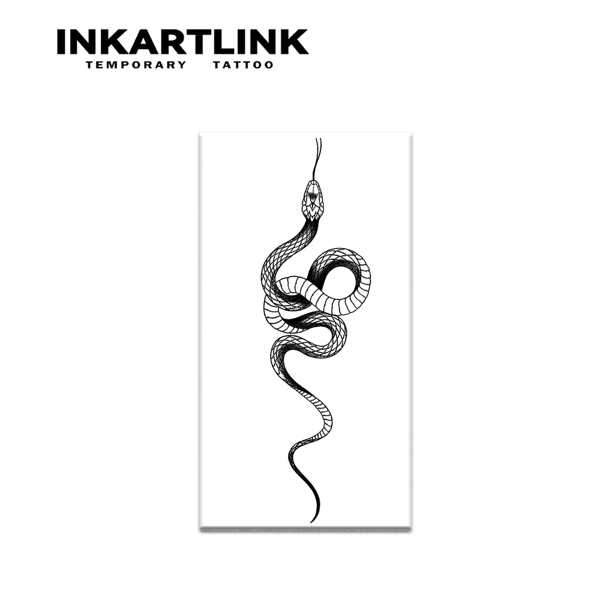 Snake temporary tattoo stickers, magic tattoos, herbal juice tattoos, lasting 1-2 weeks, realistic fake tattoos