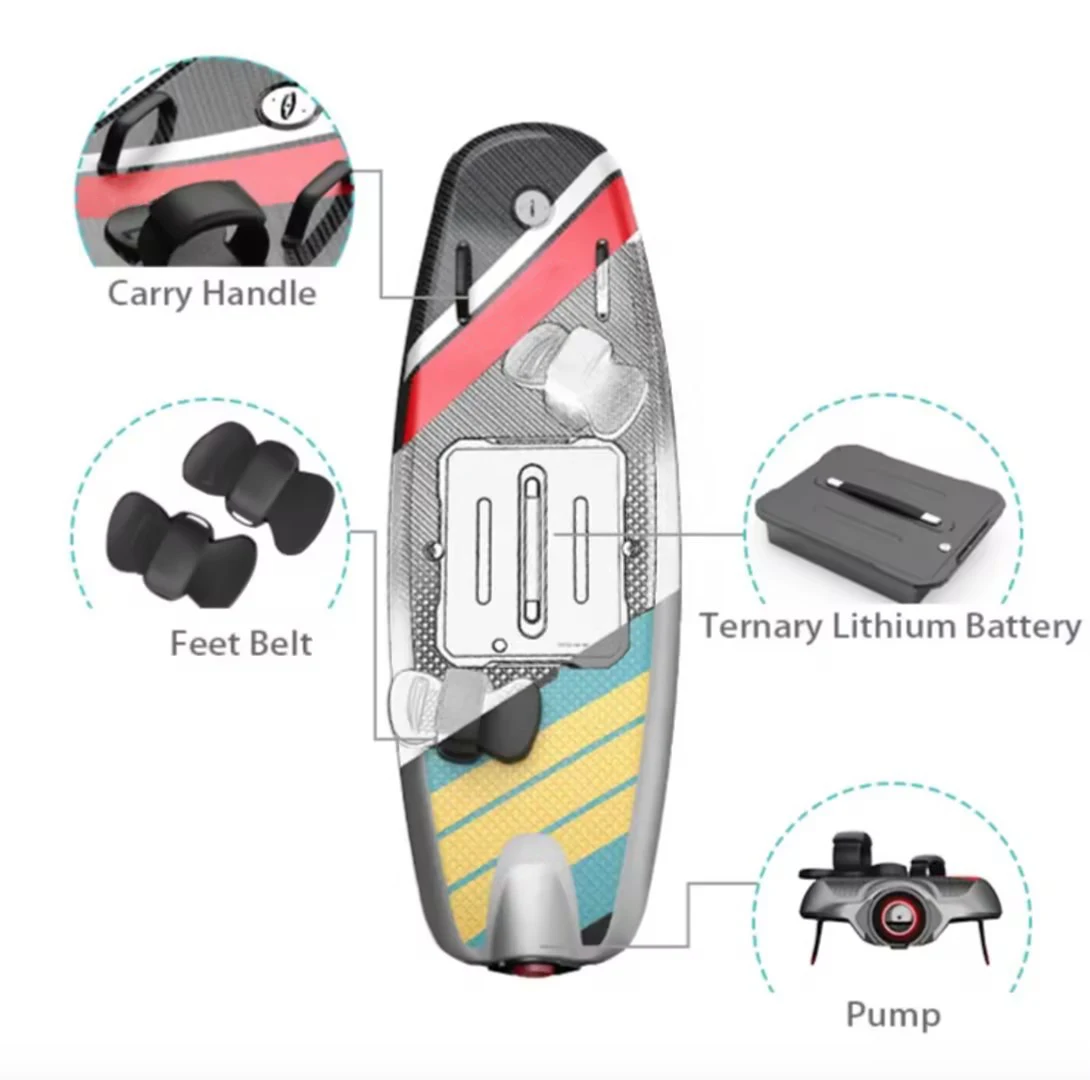 New Model EPP Wireless Surfboard Surf with Handles 15KW Powerful Electric Jet Surf Board Water Jet Surfboard Ocean Water