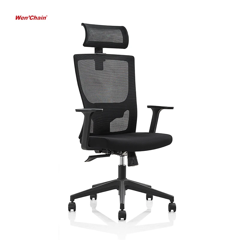 

июля003 Цена со скидкой, пенопластовое сиденье высокой плотности Sillas De Oficina, сетчатое вращающееся эргономичное офисное кресло с высокой спинкой для босса