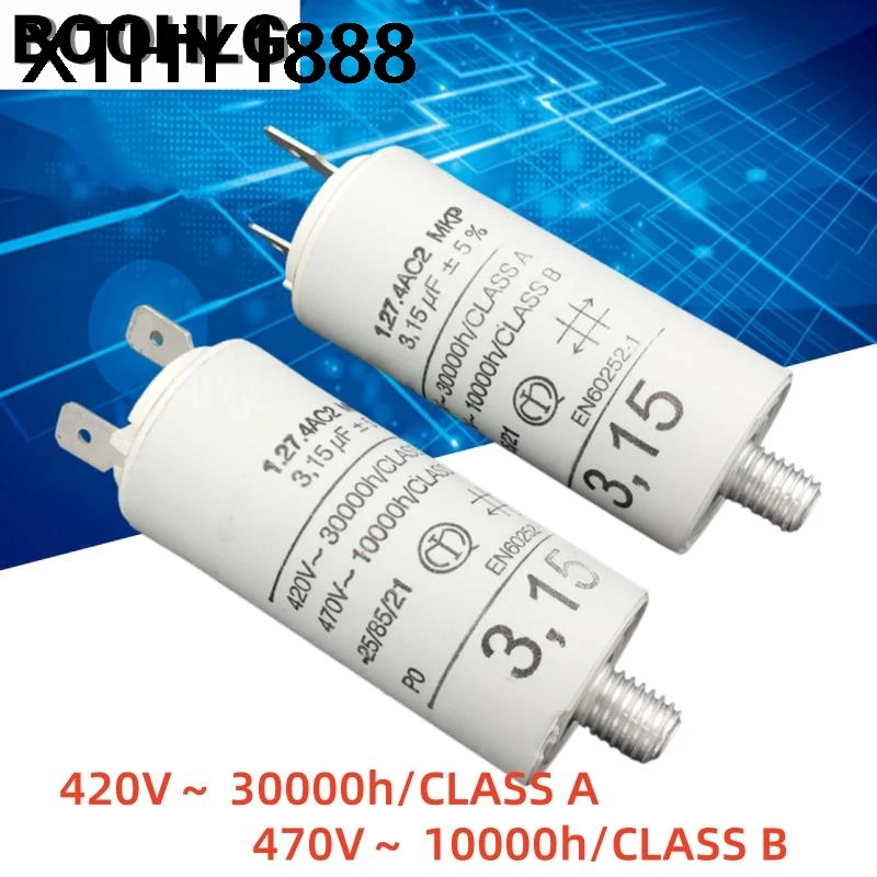 

1 шт. Конденсатор для запуска двигателя A V 1.27.4AC2 MKP 3.15uF 420V