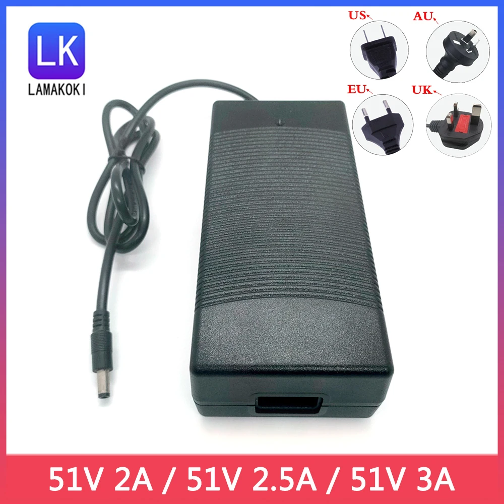 

51V 2A 2.5A 3A Power Adapter 5.5×2.5mm For Laptop Charger Power Supply
