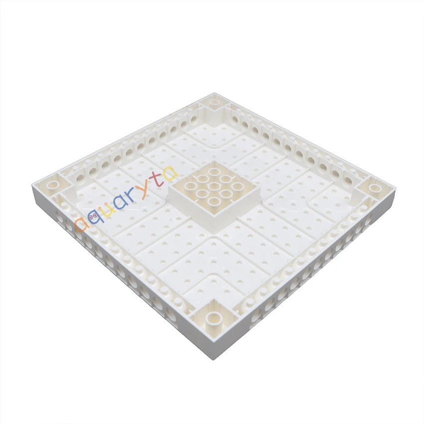 AQUARYTA Building Block Freely Combined Baseplate 16x16 Compatible 65803 48x48 Baseboard Border Pixel Painting Special Board