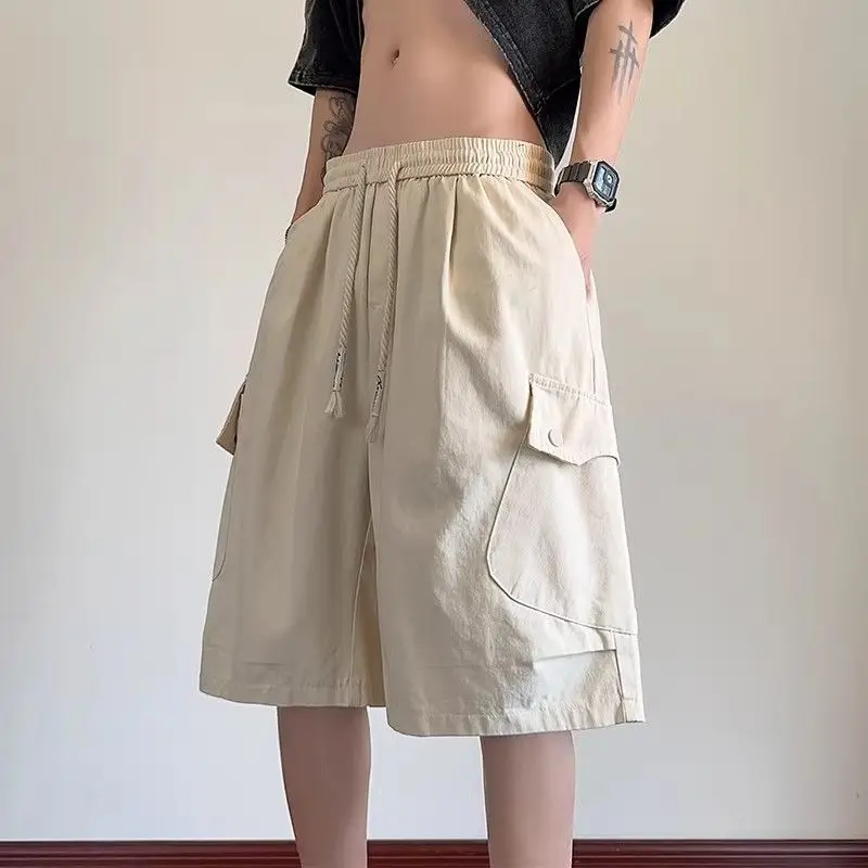 

2026 New Arrival Men's Relaxed Fit Cargo Shorts for Summer Casual Wear with Multiple Pockets Athletic and Street Style