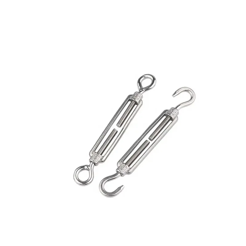 Corrosion Resistant 304 Stainless Steel Turnbuckle Easy Adjustment Tensioner for Guardrail and Rigging Applications