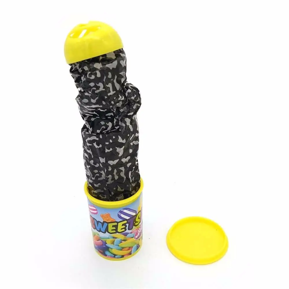 Scherzo Regalo per il giorno dello sciocco Giocattolo di Halloween Giocattolo urlante Serpente da salto Caramelle divertenti Contenitore di caramelle Giocattolo da salto Giocattolo del serpente primaverile