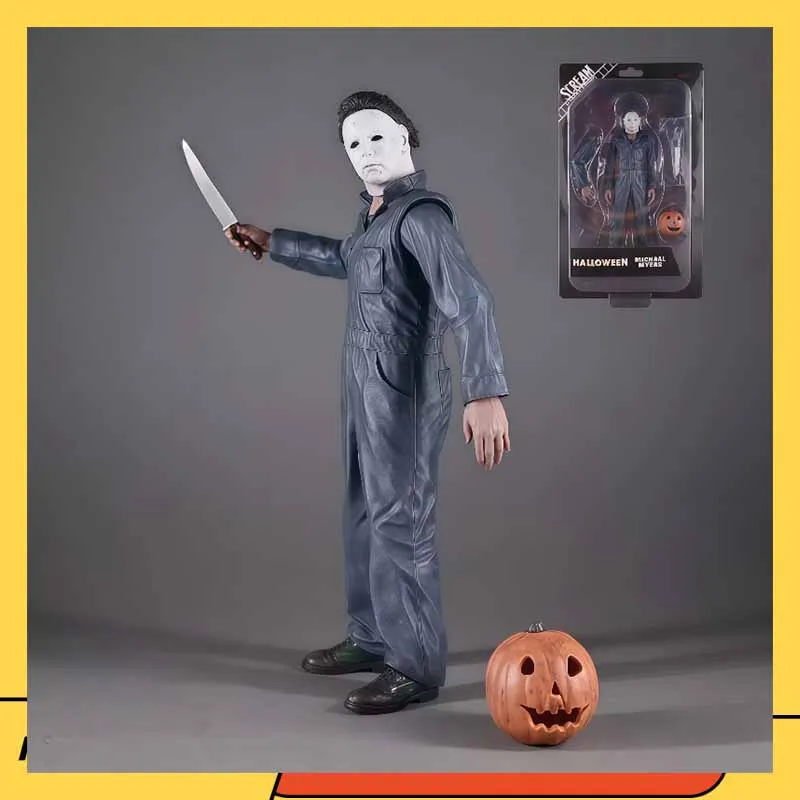 

20cm Halloween Michael Myers | 8-Inch Arm-Posable Action Figure | Horror Movie Collectible Ornament