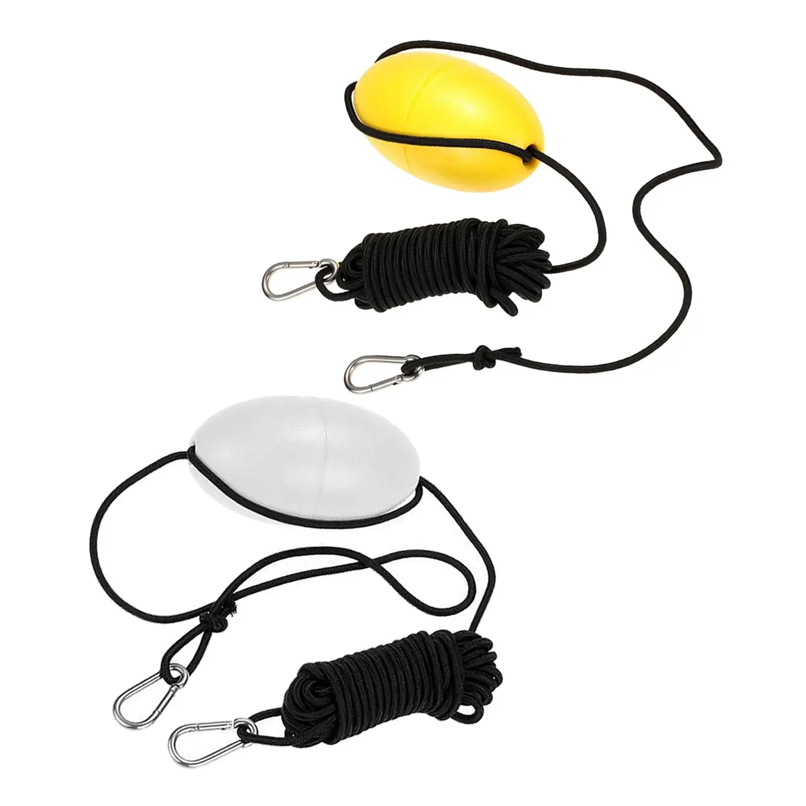 Kayak Anchor Tow Rope, Buoyancy Ball Stainless Steel Clips, Tow Line Throw Rope for Fishing Inflatable Boat Anchors System image 5