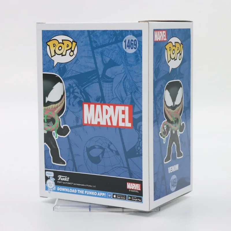 Genuine Funko Pop Marvel Comics Venom #1469 Vinyl Action Figure Collectible Model Toy Valentine's Day Gift for Kids Boys Girls - Image 5