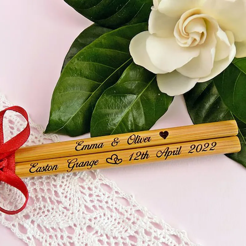 Personalized Chopsticks,Wedding Chopsticks,Save the date,Wedding Favors for Guests,Party gifts,Engraved Bamboo wood chopsticks