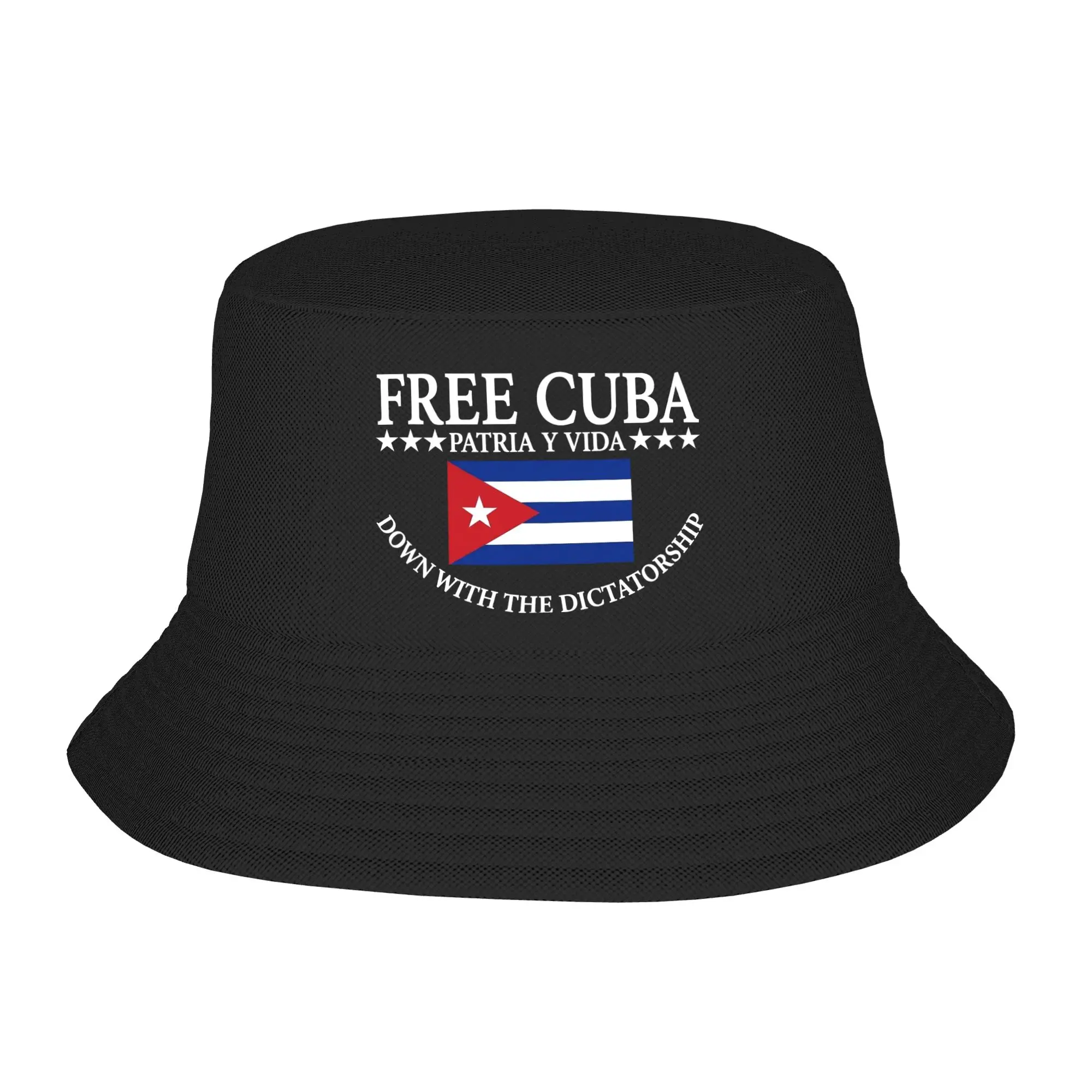 Chapeau Bob pour hommes et femmes, style Harajuku, Lindsey Graham, Free Cuba, Make Cuba Great Again, pour les vacances et les escapades