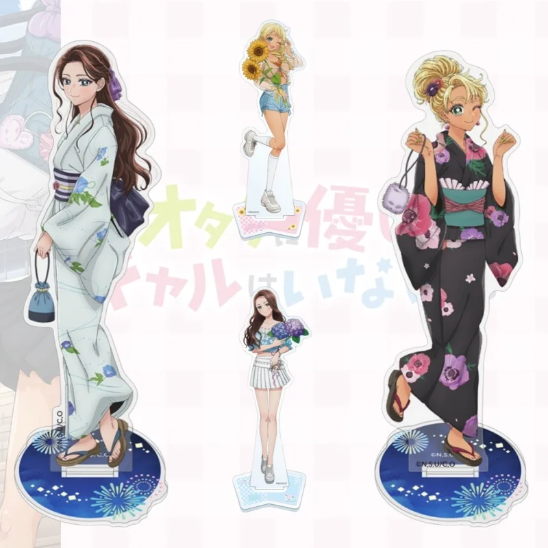 Image of Anime-Mädchen können Otakus nicht freundlich begegnen! Acrylständer Amane Kei Ijichi Kotoko Modellfigur Cosplay Plattenhalter Topper Schlüsselanhänger Spielzeug
