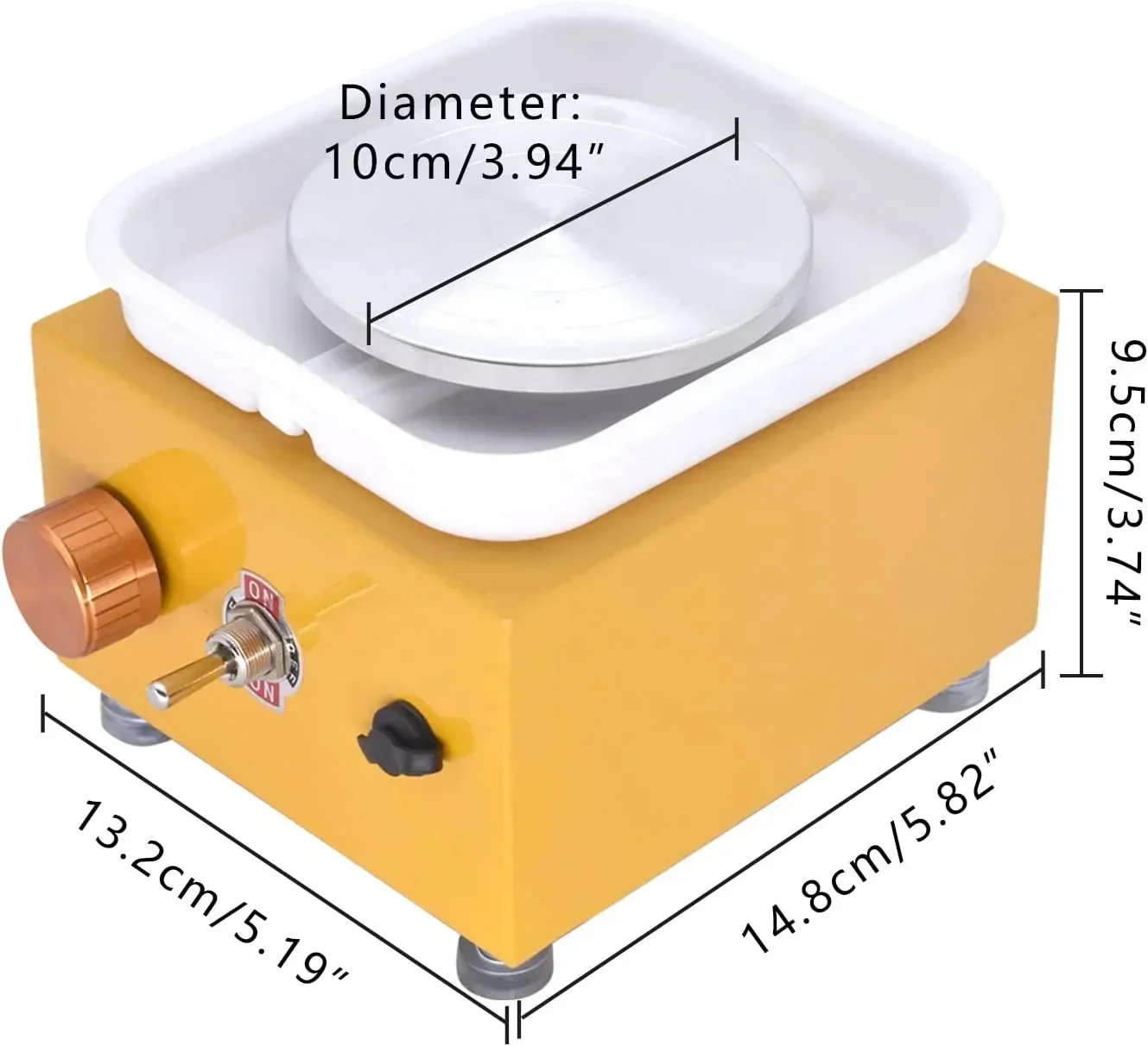 

Bestselling XY-CT13 Mini Tools Pottery Machine Electric Pottery Wheel for Kids Adults DIY Shop or Home Use