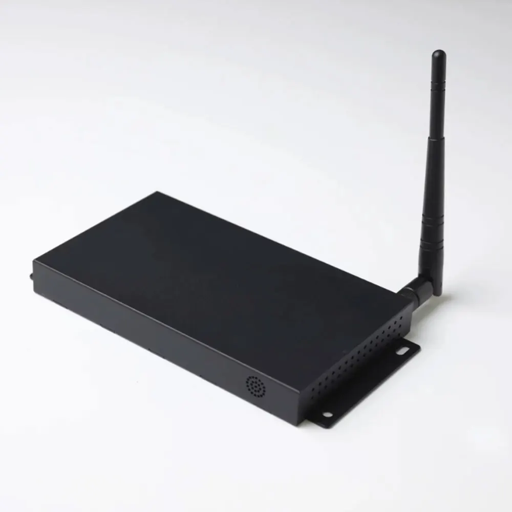 産業用7x24時間稼働Androidデジタルサイネージ4Kプレーヤーボックスメディアプレーヤー（4G SIMカードスロット搭載）広告プレーヤー