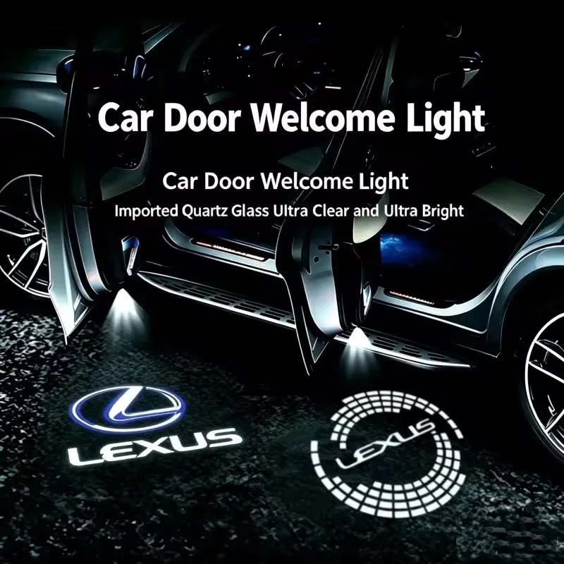 

For LEXUS IS FSPORT IS250 IS300 IS350 UX UX300h UX260h UX200 LED Car Door Welcome Logo Projector Ghost Shadow Light Accessorie
