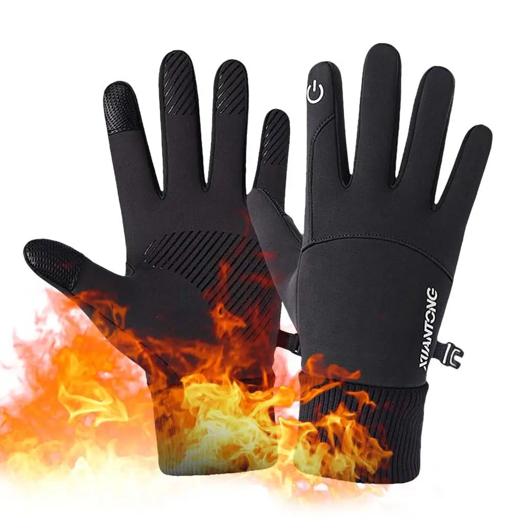 قسط الشتاء للجنسين الكبار لمس الحرارية الدافئة الصوف تجريب الجري ركوب الدراجات التدريب s #2