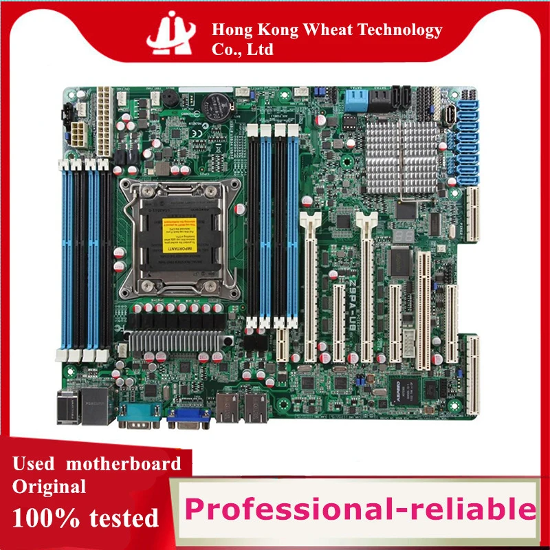 For Intel X79 Z9PA-U8 motherboard Used original LGA 2011 LGA2011 DDR3 64GB USB2.0 USB3.0 SATA3 Server Mainboard