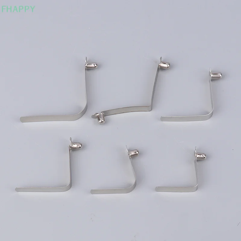 10PCS Pipe Single Button Snap Locking V Type Caravan Steel Kayak Paddle Spring Clip Push Clamp Tent Pole Pin