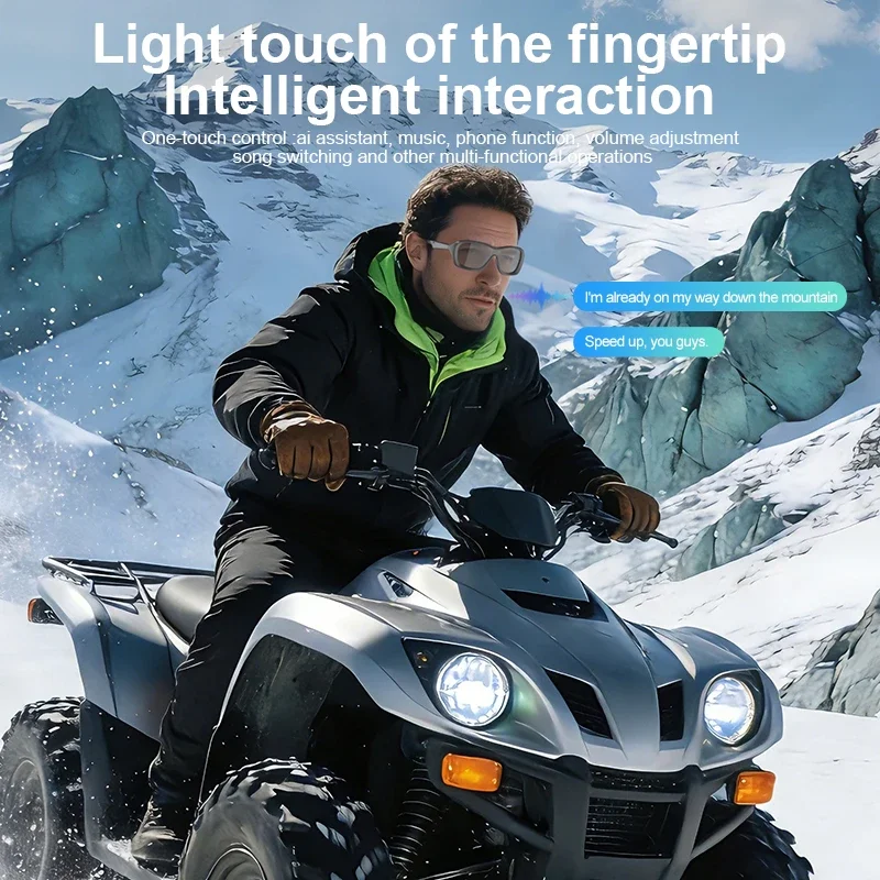 

2026 Smart Glasses HD Photo Video AI Record Translation Touch Photochromic Lenses Bluetooth Call Music Multifunction Glasses