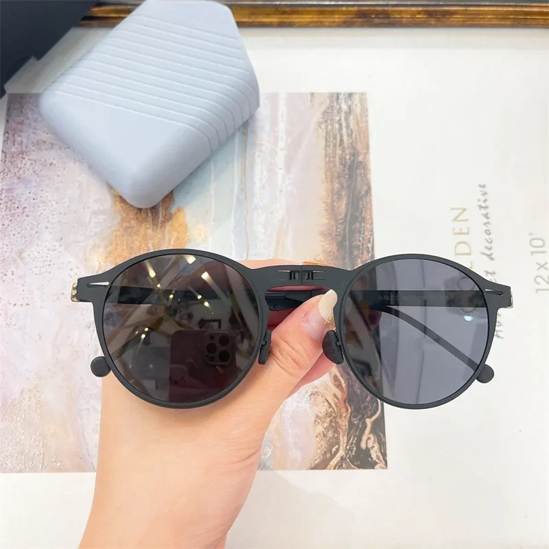 BALTO Folding Female Sunglasses Fashion Men's Women's Sunglasses Portable Fold Sunglasses for men image 3
