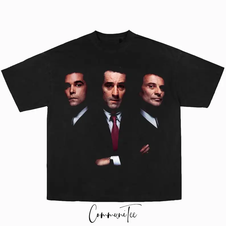 Goodfellas Rap Tee Big Face Head Vintage Style Graphic Hip Hop T-shirt