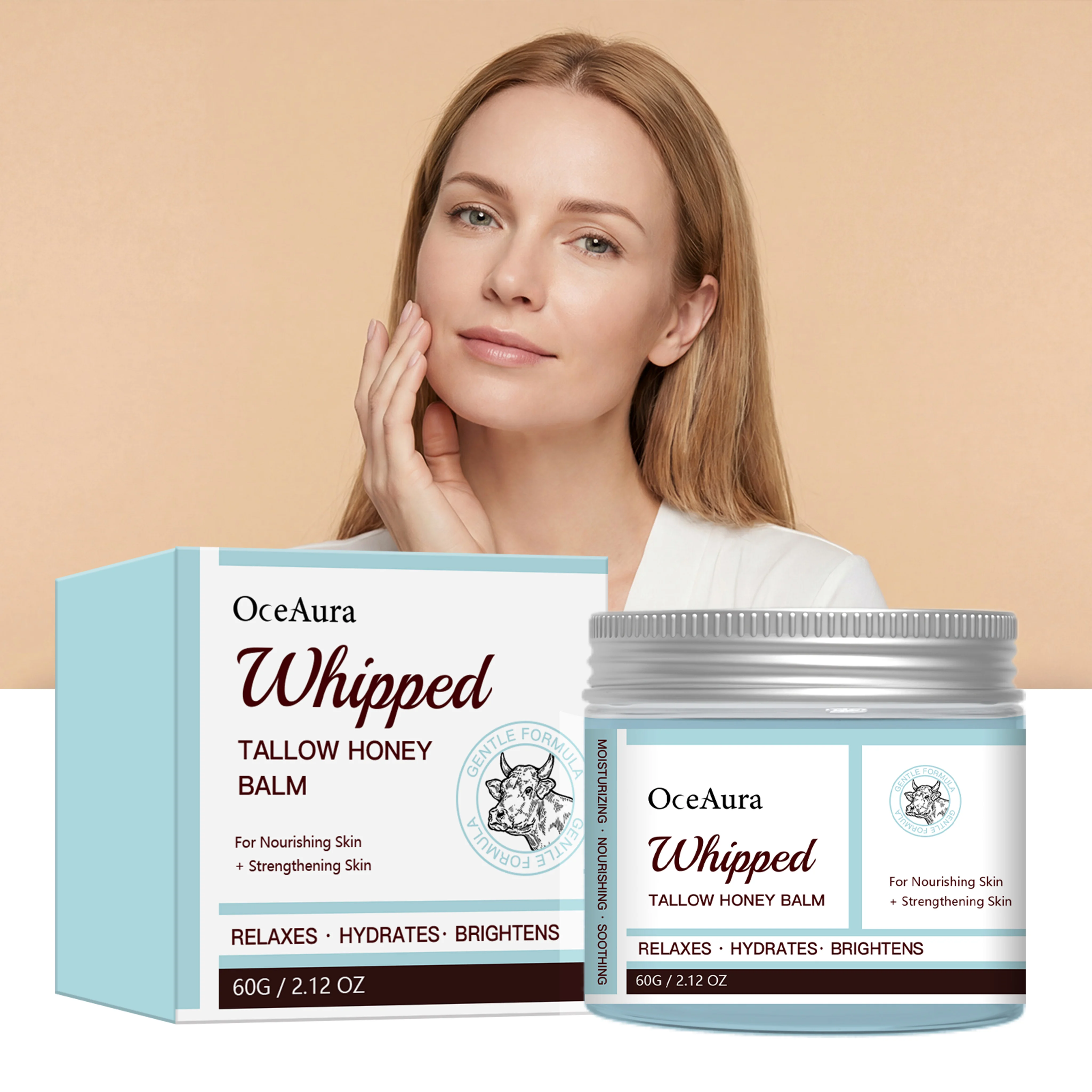 Crema Corporal Humectante de Manteca de Karité para Piel Muy Seca y Sensible, Fórmula Hidratante y Nutritiva No Grasa, Cuidado de la Piel del Rostro y Cuerpo