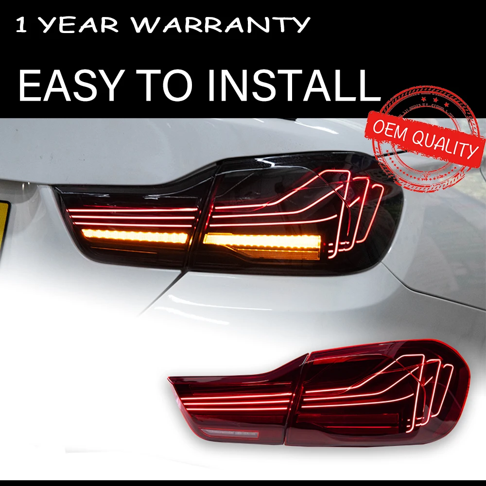 Tail Light For BMW F32 2013-2020 F82 M4 GTS Design автомобильные товары Rear Lamp LED F36 M4 GTS 428i 435i Taillights